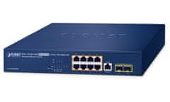 Planet GS-4210-8UP2S Stikalo L2/L4, 8x1Gb, 2x1Gb SFP, 8x PoE 802.3bt 180W, 0~50°C, QoS