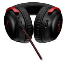 HyperX Cloud III gaming slušalke z mikrofonom, 7.1, žične, črne-rdeče (727A9AA)