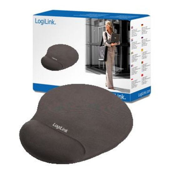 LogiLink Podloga za miško z gelom ergonomska MousePad črna (ID0027)