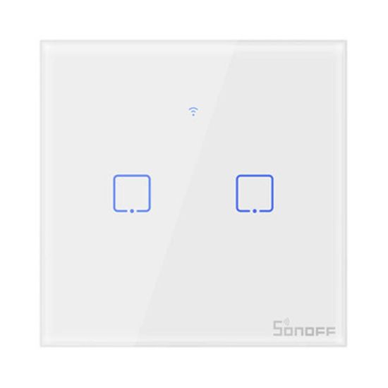 Sonoff Pametno stikalo WiFi + RF 433 Sonoff T1 EU TX (2-kanalno)