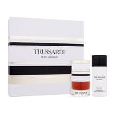 Trussardi Pure Jasmine Set parfumska voda 60 ml + piling za telo 125 ml za ženske