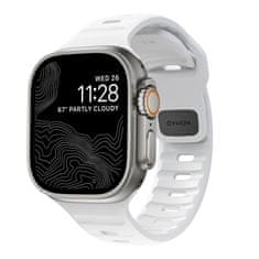 Nomad Sport Sap M/L, white - Apple Watch Ula 2/1 (49mm) 9/8/7 (45mm)/6/SE/5/4 (44mm)/3/2/1(42mm)