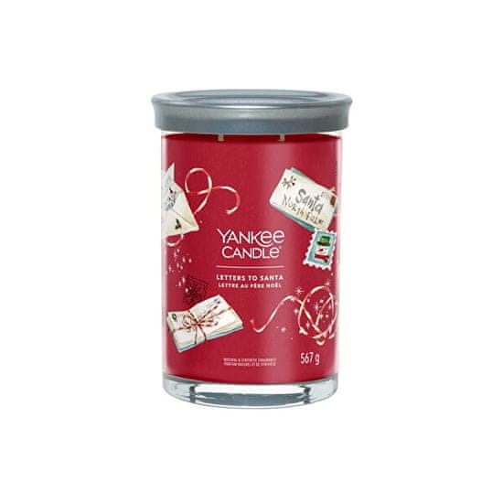 Yankee Candle Aromatična sveča Signature tumbler velika Pisma Božičku 567 g