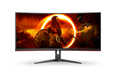 AOC CU34G2XE ukrivljen gaming monitor, 86,36cm (34), VA, UWQHD, 144Hz, 1ms, Adaptive Sync (CU34G2XE/BK)