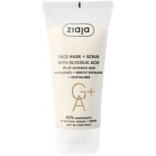 Ziaja Ziaja - Face Mask + Scrub Glycolic Acid - Peelingová maska s kyselinou glykolovou 55ml 