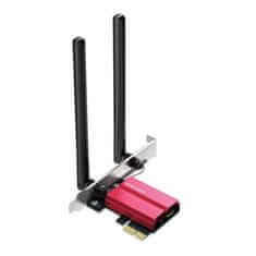 TP-Link Omrežna kartica Mercusys MA86XE AXE 5400, WiFi 6E, Bluetooth 5.3, 574Mbps 2,4/5/6GHz, PCI-e