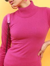 PANTONECLO Ženski pulover z visokim ovratnikom, vijolična, L