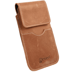 Nexeri Ohišje Slide IPHONE 6 / 7 / 8 / SE 2020 Usnjeni pasni kovček vertikalno odprta denarnica Nexeri Flap Leather brown