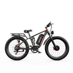 Duotts DUOTTS S26 26" Električno kolo 130Nm Z baterijo 48V 19.2AH Dvema motorjema in Shimano