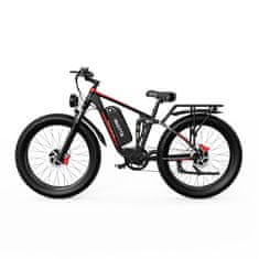 Duotts DUOTTS S26 26" Električno kolo 130Nm Z baterijo 48V 19.2AH Dvema motorjema in Shimano