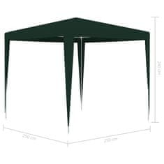 Vidaxl Profesionalen vrtni šotor 2,5x2,5 m zelen 90 g/m²