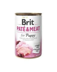 Brit Brit Paté &amp; Meat Puppy 400 g konzervirane hrane za pse