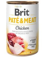 Brit Brit Paté &amp; Meat Chicken 400 g v konzervi za pse