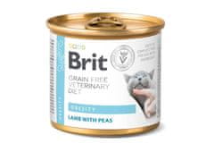 Brit Brit Veterinary Diets GF cat Obesity 200 g konzervirane mačje hrane za mačke