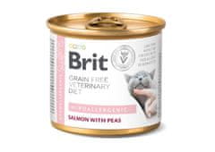 Brit Brit Veterinary Diets GF cat Hypoallergenic 200 g konzervirane hrane za mačke