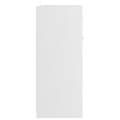 Vidaxl Kopalniška omarica bela 60x33x80 cm iverna plošča