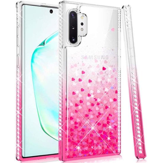 Nemo SAMSUNG GALAXY S21+ PLUS Diamond Liquid Transfer Glitter Pink Case