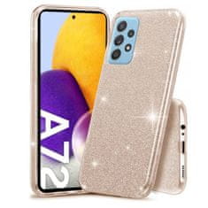 Nexeri Ohišje SAMSUNG GALAXY A72 Brocade Glitter Gold