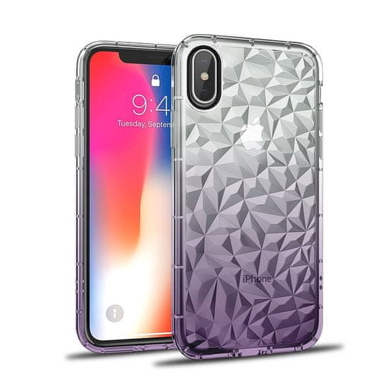 Nemo Diamond Ombre Lg K10 2018 vijolično ohišje