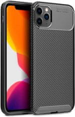 Nemo Ohišje IPHONE 12 / 12 PRO Armoured Shockproof Carbon Fiber black