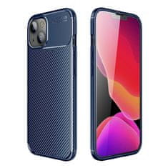 Nemo IPHONE 13 MINI Oklepni etui Odporen na udarce Carbon Fiber blue