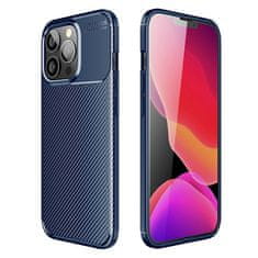 Nemo Ohišje za IPHONE 13 PRO Oklepni udarno odporen Carbon Fiber blue