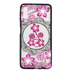 Nemo Tanko ohišje Art Patterns prekrivno ohišje za SAMSUNG GALAXY A7 2018 pink flowers