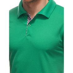 Edoti Moška gladka polo majica S1929 zelena MDN125163 XL