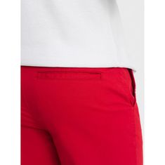 OMBRE Moške hlače chinos z robom iz džinsa rdeče V1 W421 MDN125175 XXL