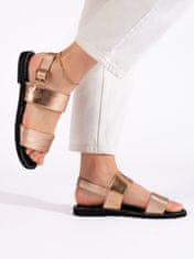 Amiatex Ženski sandal 107872, odtenki rumene in zelene, 36