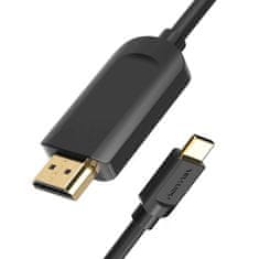 Vention Kabel USB-C na HDMI 1.4 Vention CGUBG 4K 30Hz 1,5 m (črn)