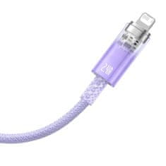 BASEUS Kabel za hitro polnjenje Baseus USB-A z Lightning Explorer Series 2 m, 2,4 A (vijolična)