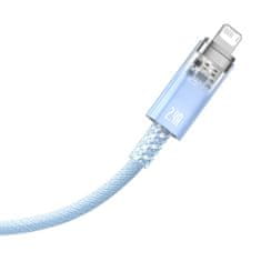 BASEUS Kabel za hitro polnjenje Baseus Explorer USB na Lightning 2,4A 1M (modri)