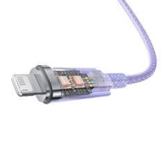 BASEUS Kabel za hitro polnjenje Baseus USB-A z Lightning Explorer Series 1m 2,4A (vijolične barve)