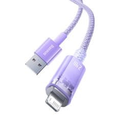 BASEUS Kabel za hitro polnjenje Baseus USB-A z Lightning Explorer Series 1m 2,4A (vijolične barve)