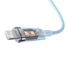 BASEUS Kabel za hitro polnjenje Baseus Explorer USB na Lightning 2,4A 1M (modri)