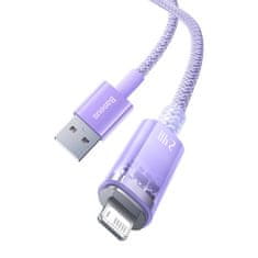 BASEUS Kabel za hitro polnjenje Baseus USB-A z Lightning Explorer Series 2 m, 2,4 A (vijolična)