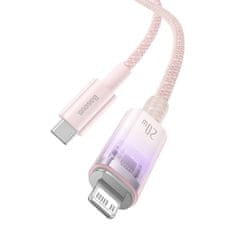 BASEUS Kabel za hitro polnjenje Baseus USB-A z Lightning Explorer Series 2m 20W (roza)