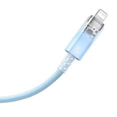 BASEUS Kabel za hitro polnjenje Baseus USB-C na Lightning Explorer Series 2m, 20W (modri)