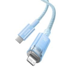 BASEUS Kabel za hitro polnjenje Baseus USB-C na Lightning Explorer Series 2m, 20W (modri)