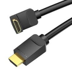 Vention Kabel HDMI 2.0 Vention AARBG 1,5 m, kot 90°, 4K 60 Hz (črn)