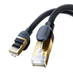 BASEUS Omrežni kabel cat.8 Baseus Ethernet RJ45, 40Gbps, 20m (črn)