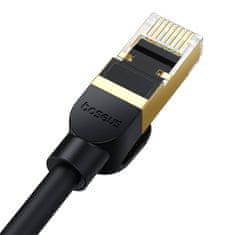 BASEUS Omrežni kabel cat.8 Baseus Ethernet RJ45, 40Gbps, 20m (črn)