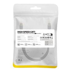 BASEUS Baseus Cat 7 UTP Ethernet RJ45 Cable Flat 2 m črna