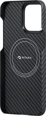 Pitaka MagEZ 4 1500D case, black/grey twill - iPhone 15 Pro Max