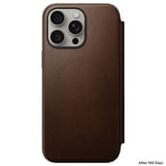 Nomad Modern Leather Folio, brown - iPhone 15 Pro Max