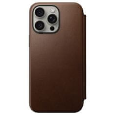 Nomad Modern Leather Folio, brown - iPhone 15 Pro Max