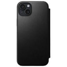 Nomad Modern Leather Folio, black - iPhone 15 Plus