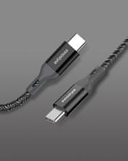 Innostyle Innostyle Powerflex Usb-C Kabel Za Hitro Polnjenje Za Iphone Samsung 3A 60W Kevlar 2M Črn