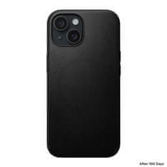 Nomad Modern Leather Case, black - iPhone 15